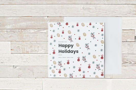 Happy Holiday Greeting Card | Cute Card, Christmas Cards, Holiday Cards, Greeting Cards